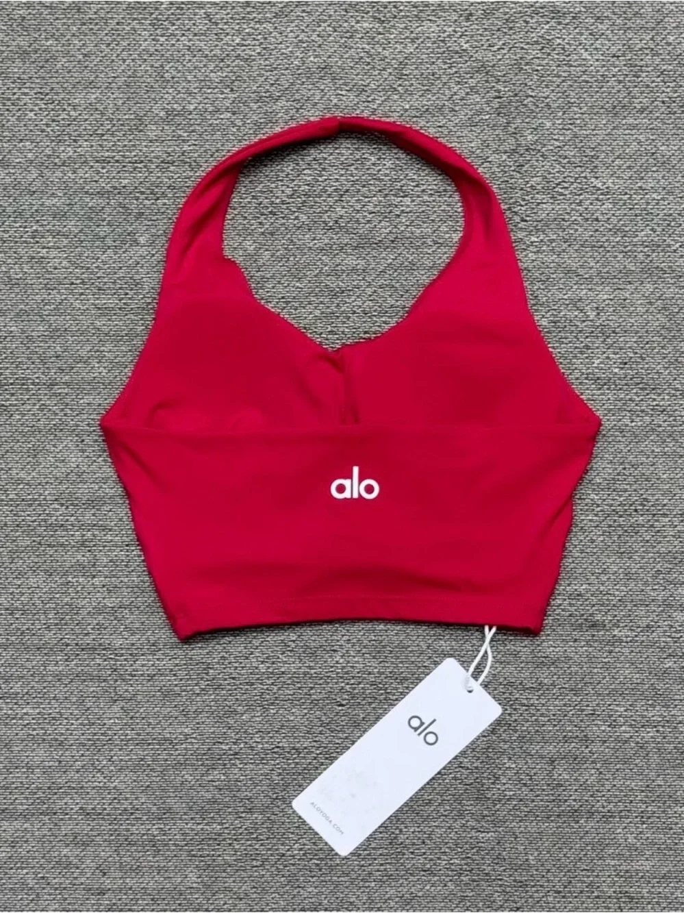ALO Twist Front Halter Sports Bra - Multiple Colors